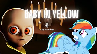 Rainbow dash Plays Baby in Yellow screenshot 5