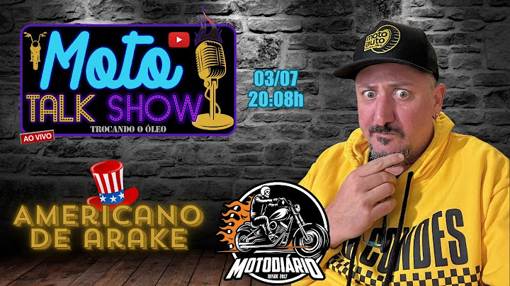Não vamos falar de moto! Será, Americano de Arake? Tem surpresa no final!