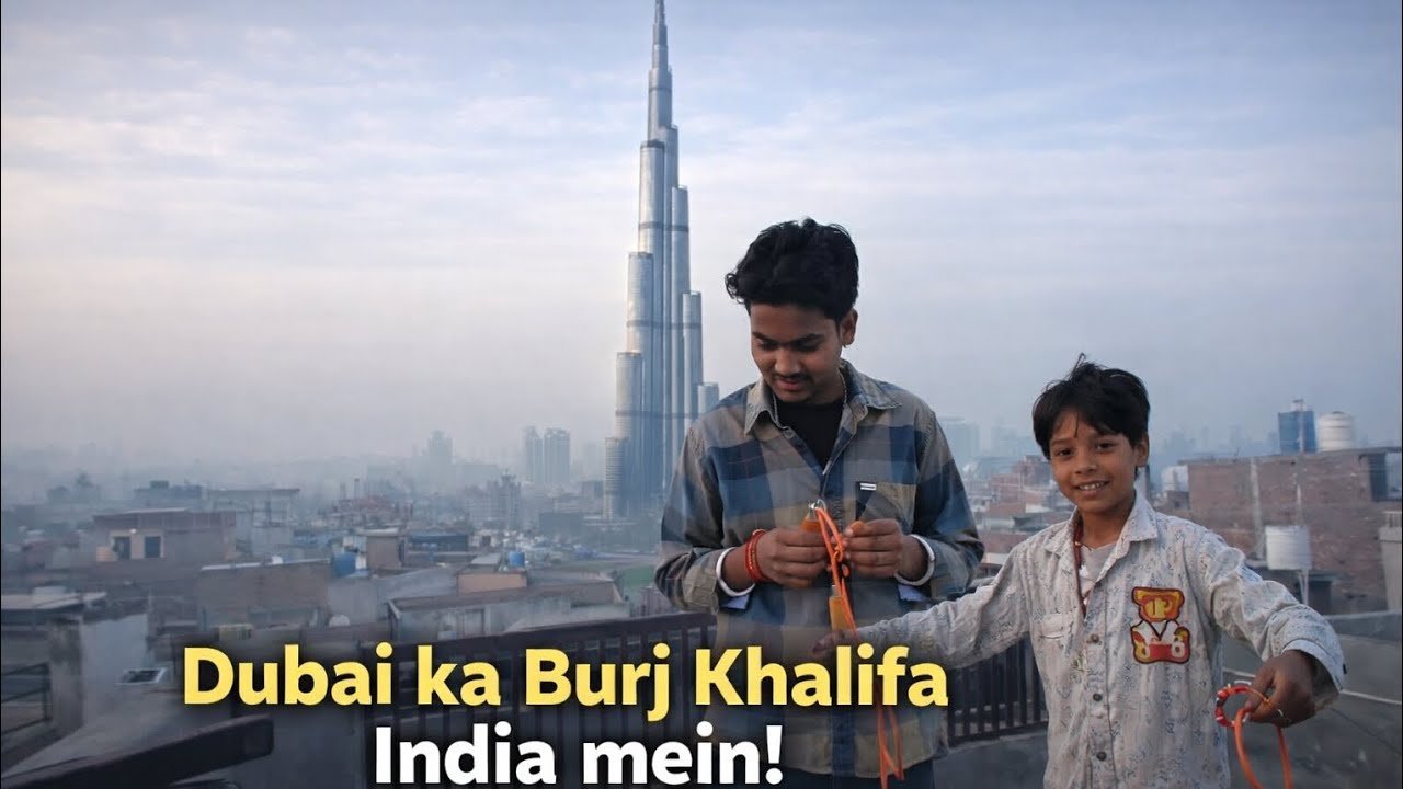 Dubai ka Burj Khalifa lndia mein❓ #new #vlogs #trending #video #dubai #lndia  Day 77