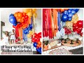 FLOOR TO CEILING BALLOON GARLAND WITH STREAMERS | CINCO DE MAYO INSPIRED | HOW TO