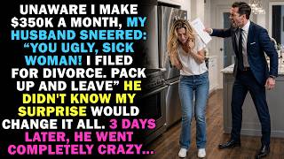My Husband Divorced Me While I Was Severely Sick, But Panicked Finding Out I Make $350K/Month