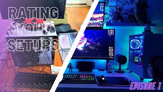 Rating And Roasting My Viewers Gaming Setups!!!