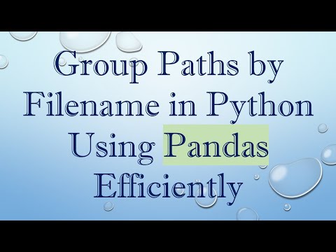 Group Paths by