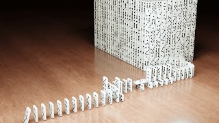 Domino Effect  200,000 Domino Simulation  Chain Reaction