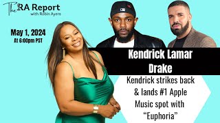 Kendrick Lamar Strikes Back At Drake & Lands #1 Apple Music Spot w/ 'Euphoria'