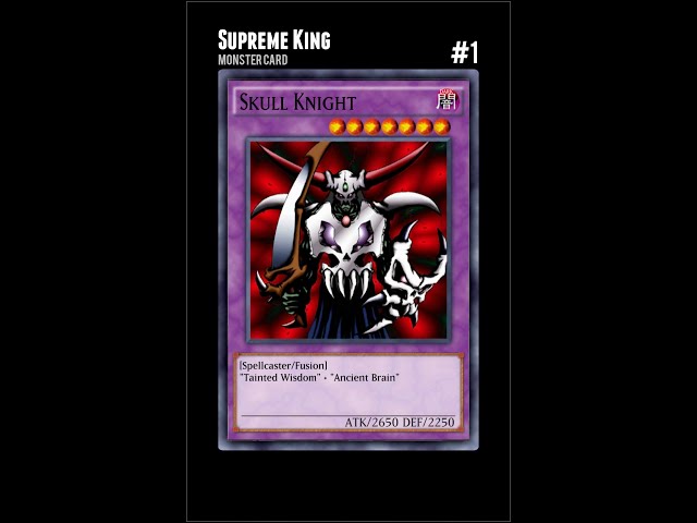Yugioh Duel Links - Supreme King Jaden fusion summon Skull Knight! Yugioh Duel Links - Supreme King Jaden fusion summon Skull Knight!