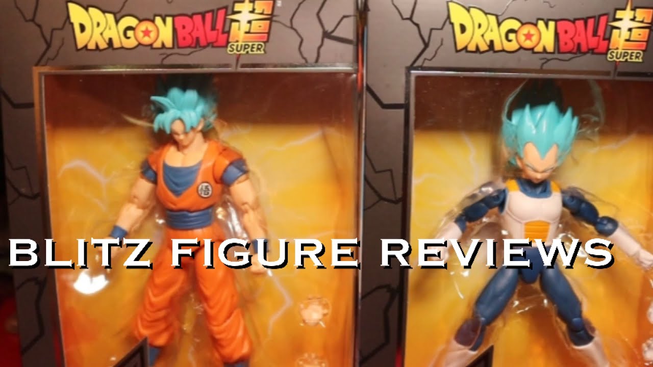 ASMR-Dragon Ball Super Dragon Stars SS Blue Goku and Vegeta Figure Reviews