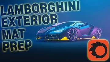 PG2CGI - 09 - Lamborghini Exterior Prep in Corona Renderer