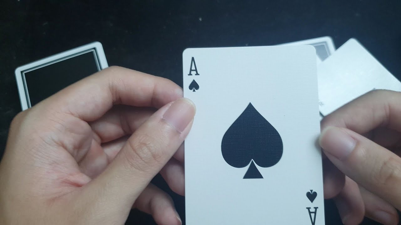 Pure Black Mark Playing Cards Showcase