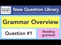 Grammar Overview Q1