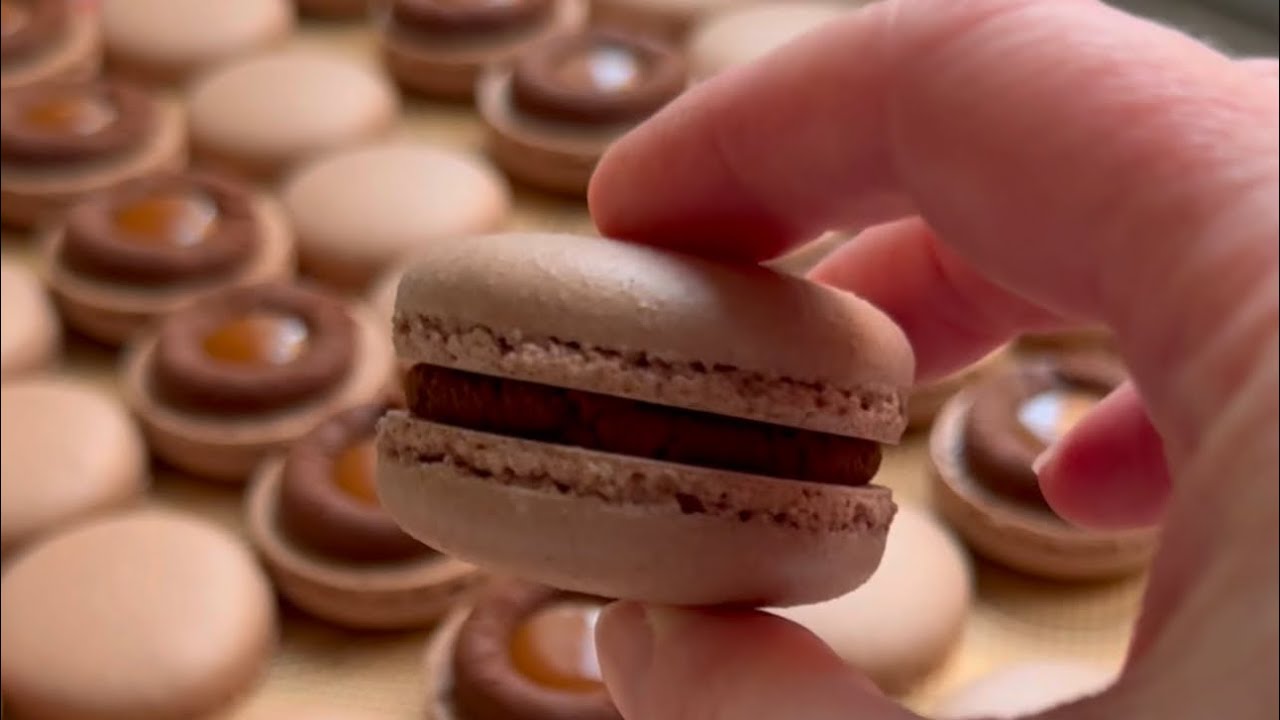 Chocolate Macarons