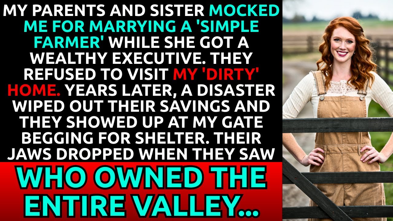 They Mocked Me For Marrying A Farmer — Then Came Begging When Their Fortune Vanished