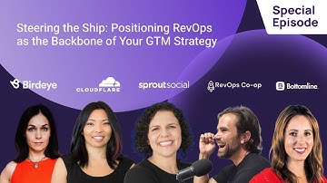 Steering the Ship: Positioning RevOps as the Backbone of Your GTM Strategy