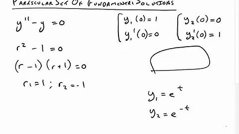 Particular Set of Fundamental Solutions