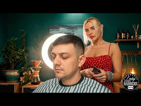 Youll Feel the Shift 😳 ASMR Massage by Barber Lady Kate