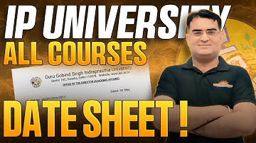 IP University Final Datesheet 2025 Released | IPU CET Schedule & Complete Course-Wise Details