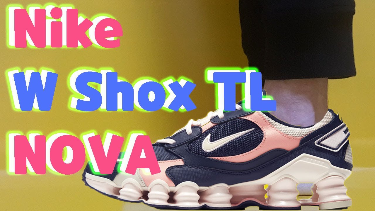 nike shox tl nova on feet