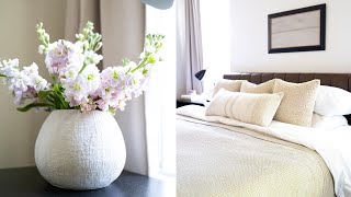 SPRING BEDROOM REFRESH // SPRING DECORATING ON A BUDGET // CLEANING FOR SPRING by Valerie Aguiar 14,709 views 1 year ago 12 minutes, 12 seconds