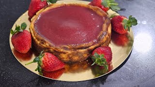 מתכון עוגת גבינה ריקוטה ג'לי תות-Strawberry Jelly Ricotta Cheesecake Recipe
