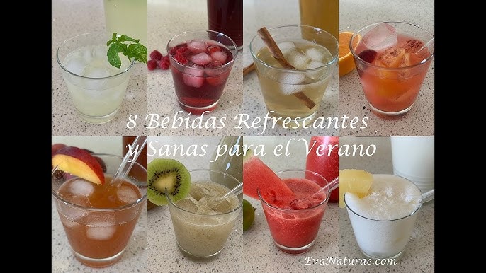 BEBIDAS REFRESCANTES SIN ALCOHOL Y SIN AZÚCAR, 100% NATURALES - YouTube