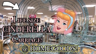 The Cinderella Carriage plus much more great Home Decor @ HOMEGOODS! #cinderella #homegoods #shop