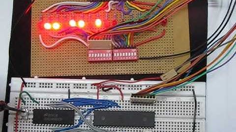 Interfacing ADC0808 using clock from 8051 Microcontroller (AT89C51)