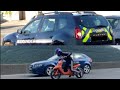 Mon spitro 2fast  vs une audi  gendarmerie  