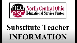 Ncoesc Substitute Information