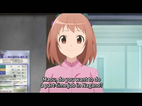 Chiho-chan asks Maou to work in a field | Hataraku Maou-sama!! Season 2 Episode 8 English Subbed