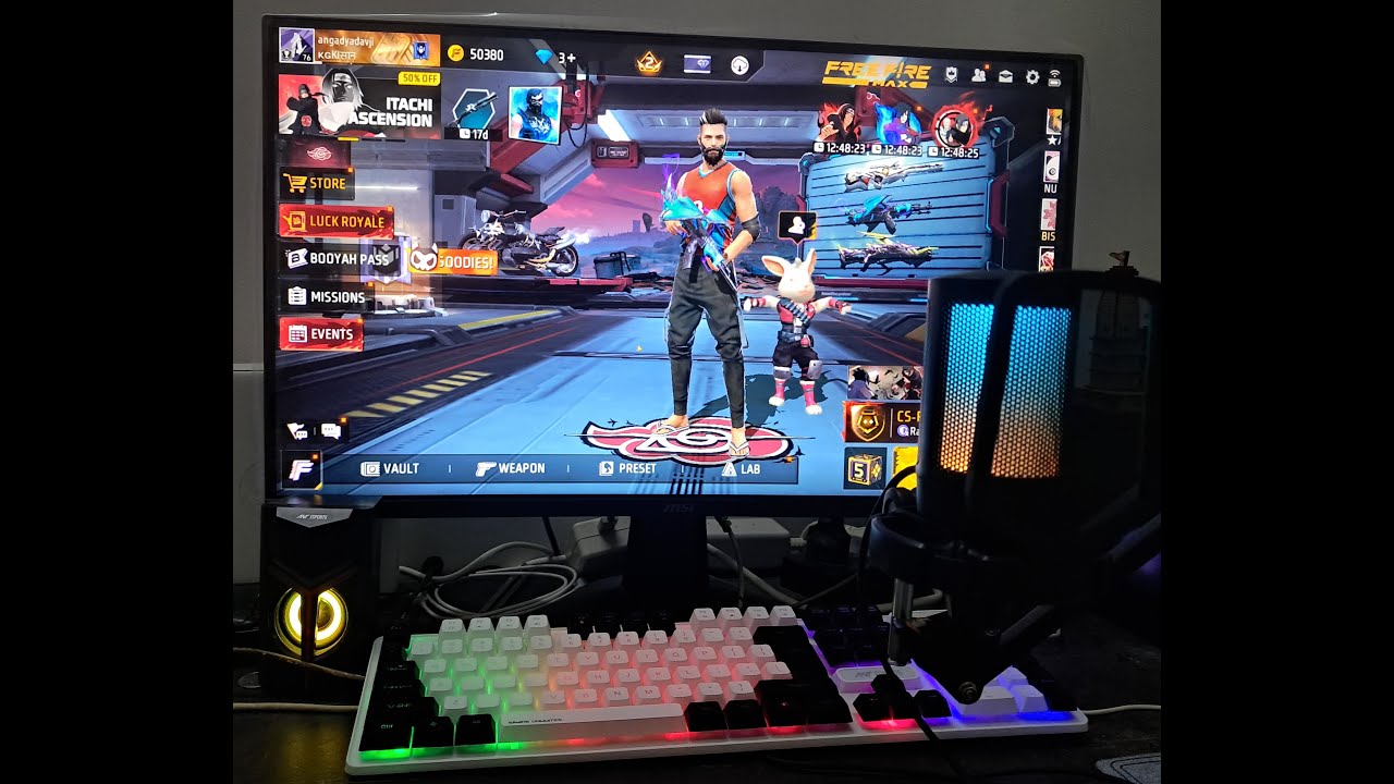 🔴 FREEFIRE MAX LIVE CUSTOM GIVEWAY & WIN FREE REEDEM CODE ... #freefire #live #gaming