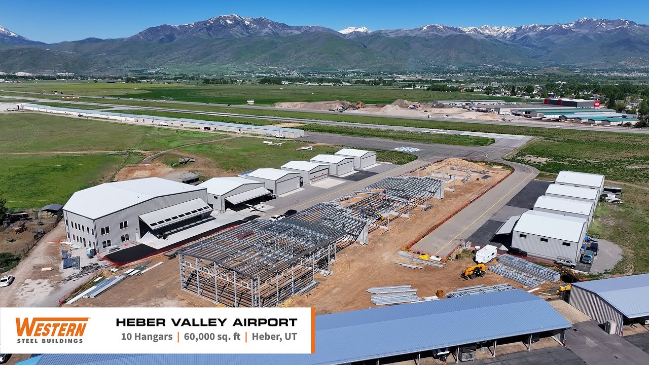 Heber Valley Airport Hangars | Project Spotlight | Western Steel Buildings