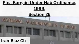 Plea Bargain // Nab Ordinance, 1999 // Iram Riaz Ch