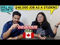 She got 2 coop jobs in canada without even applying  in one of the biggest firms in canada