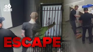 Stolen gloves, busted bunk bed ladder, part of brazen minimum security escape, according to report