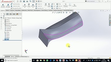 11. Solidworks basic- lofted boss/base and guided boss/base