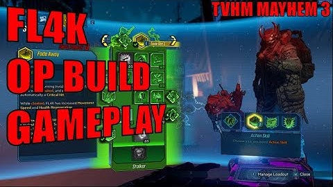 Borderlands 3 BEST Level 50 FL4K BUILD OP DPS Rowan