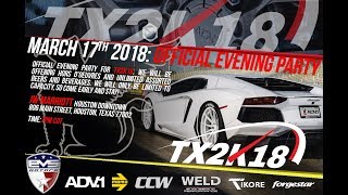 TX2K 2018 Official Evening Party INVITATION