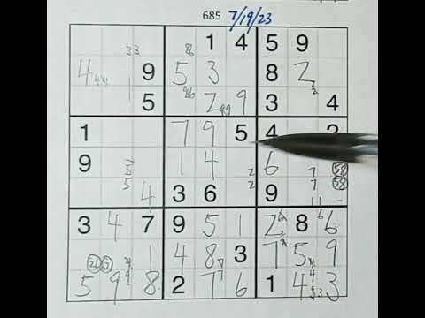 7/19/23 SUDOKU (685)