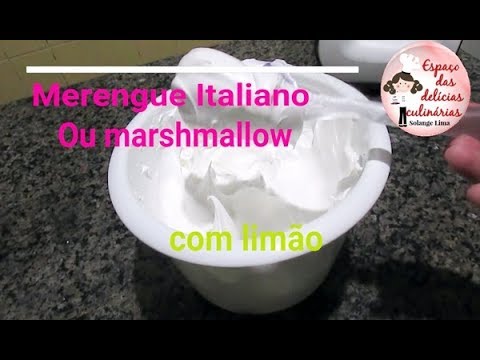 Vídeo: Como Fazer Marshmallow De Limão