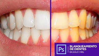 Photoshop - En solo 1min. como Blanquear los Dientes screenshot 3