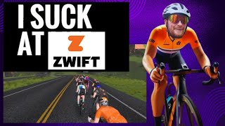 I Love To Hate ZWIFT Racing! Wrong Bike? Beginner Mistake? - How Not To Zwift Race