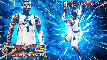 I TOOK MY DEMIGOD INTERIOR FINISHER TO THE 1V1 RUSH EVENT NBA 2K20! INSANE CONTACT DUNKS ON NBA 2K20