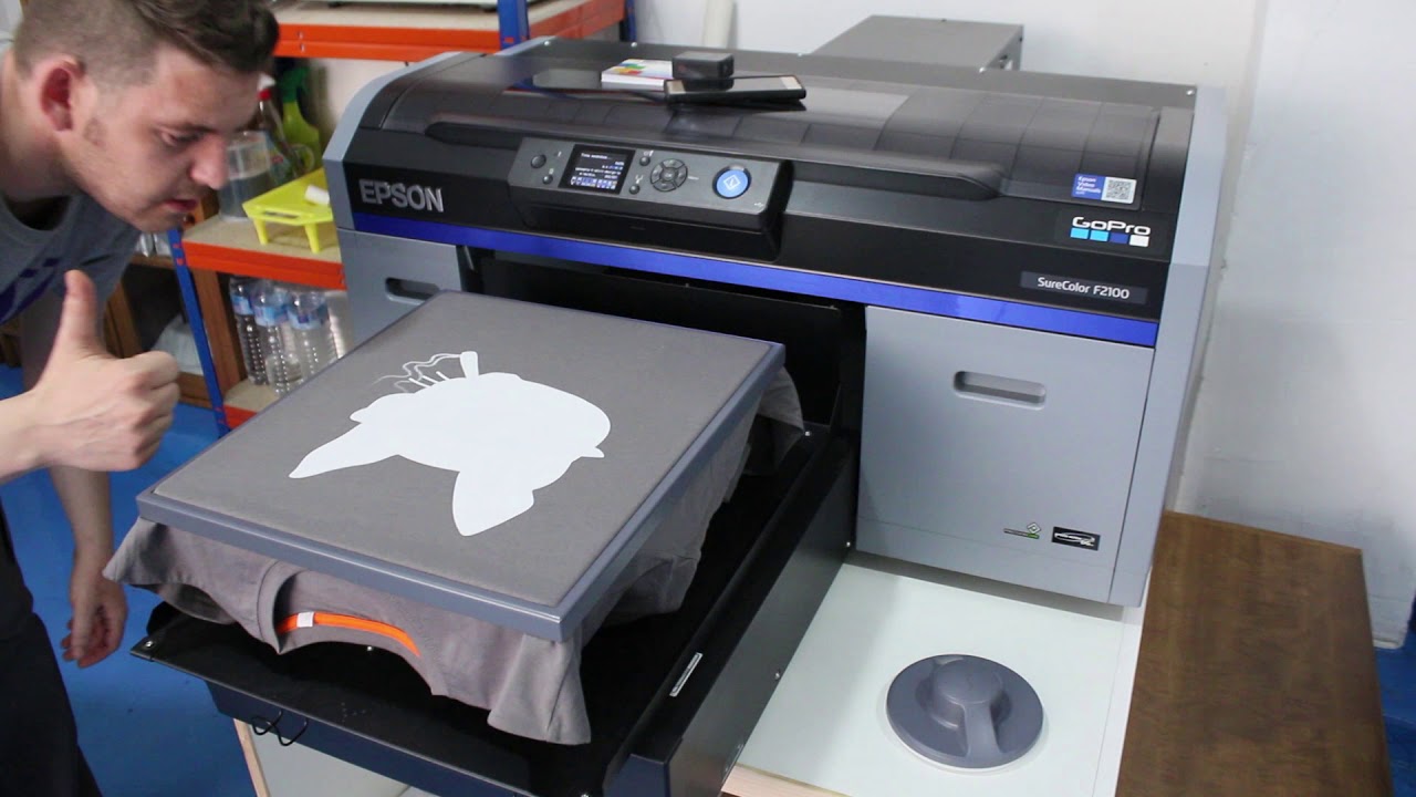 Como Imprimimos Nuestras Camisetas En La EPSON SCF2100 ROTULARTE
