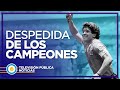 Los campeones del '86 despidieron a Maradona