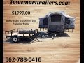 Camping Trailer and Utility Trailer 2 IN 1 COMBO #camping #tent #cozy #tenttrailer