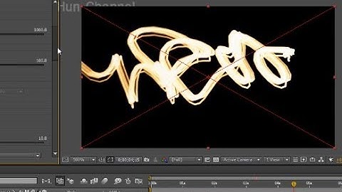 [트랩코드] 파티큘러로 선그리기-2편(Line Drawing to Trapcode Particular Effect)