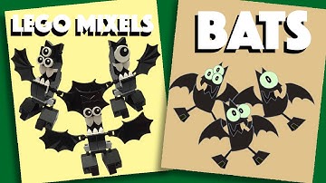 Lego Mixels  - Bats - Stop Motion Build | Bricks and Clay Play