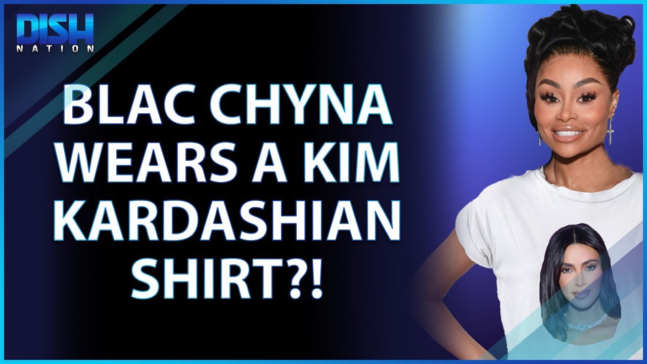 ⁣Angela White aka Blac Chyna Wears A Kim Kardashian Shirt?!