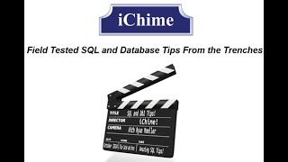 iChime! Field Tested IBM i SQL and Database Tips From the Trenches screenshot 5