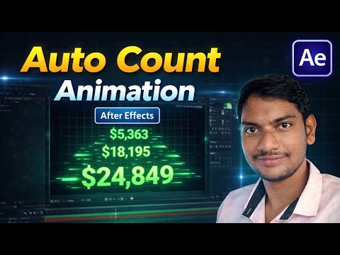 How to Create Auto Count Animation in After Effects (No Plugins)